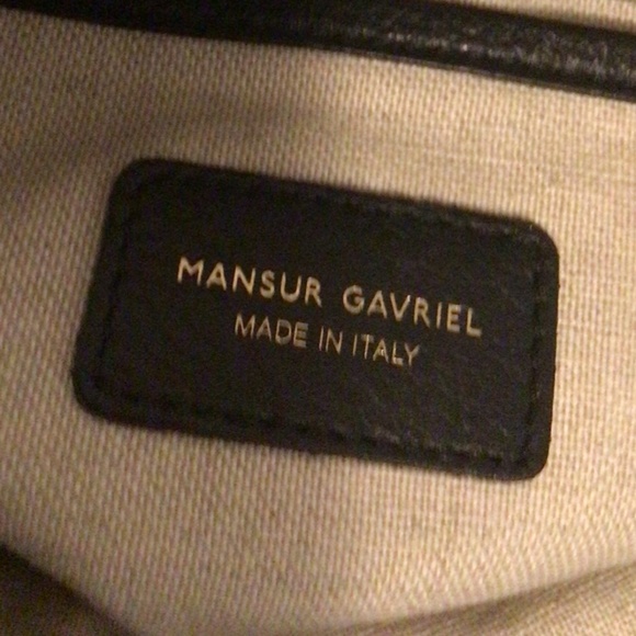 MANSUR  GRAVIEL MADE IN ITALY PLEATED BAG - Picture 7 of 11